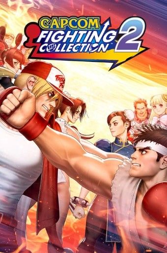 Poster du jeu de combat Capcom Fighting Collection 2